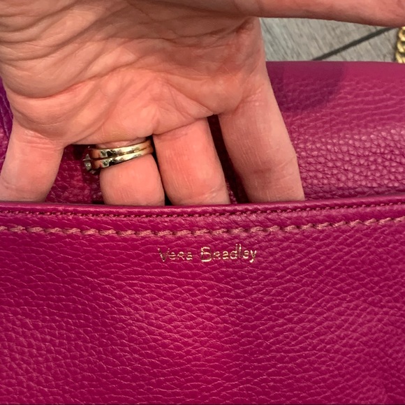 Vera Bradley Carson Mini Saddle Bag in Wild Berry - Picture 7 of 10